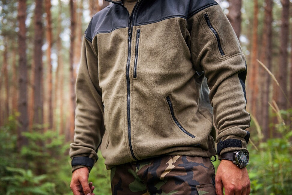 Helikon-Tex Classic Army укрепена флисов яке, маслинено