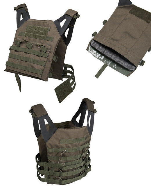 Mil-Tec MOLLE поколение II носител плаци, зелен