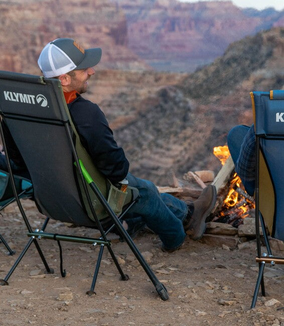 Klymit Ridgeline краткото пътническо кресло, синьо