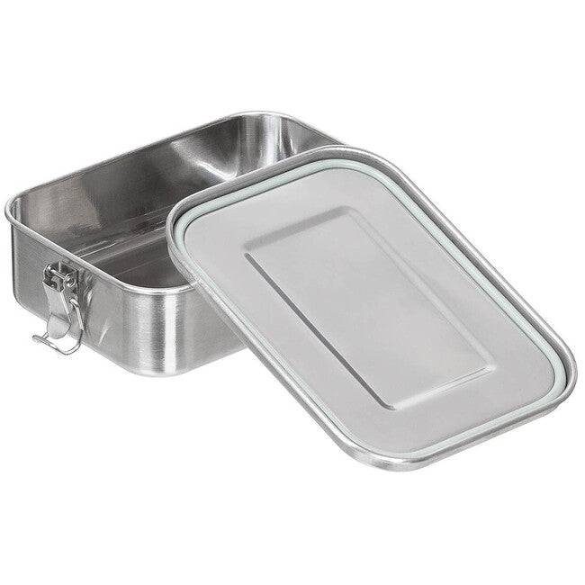 Fox Outdoor Premium кутия за обяд неръждаема стомана прибл. 19 x 14,5 x 6,5 см, Premium, неръждаема стомана