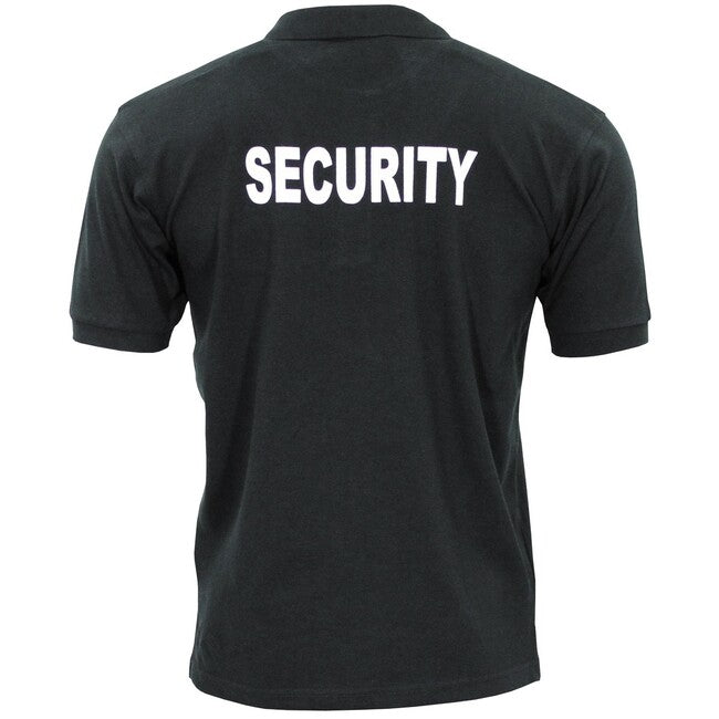 MFH Security поло тениска с къс ръкав, черна