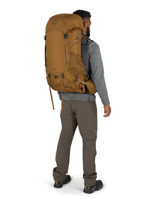 OSPREY ROOK 50 туристическа раница, хистосол кафяв/rhino сив