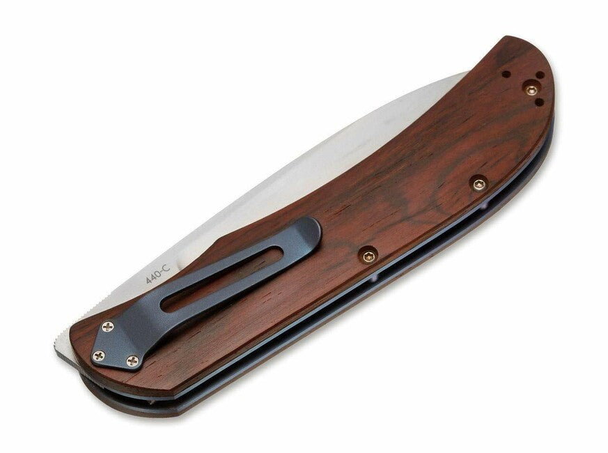 BÖKER® Exskelibur I джобен нож 8,9 см, дърво Cocobolo, титан