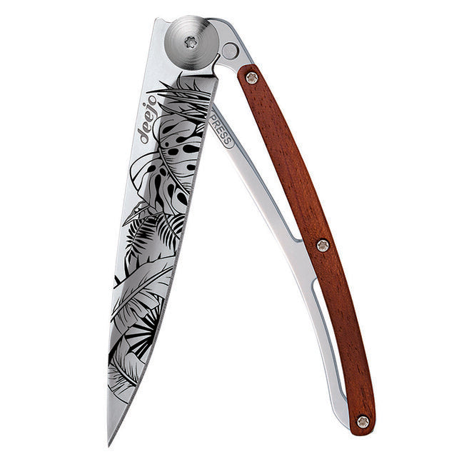 Deejo Tattoo Mirror джобен нож коралово дърво Jungle