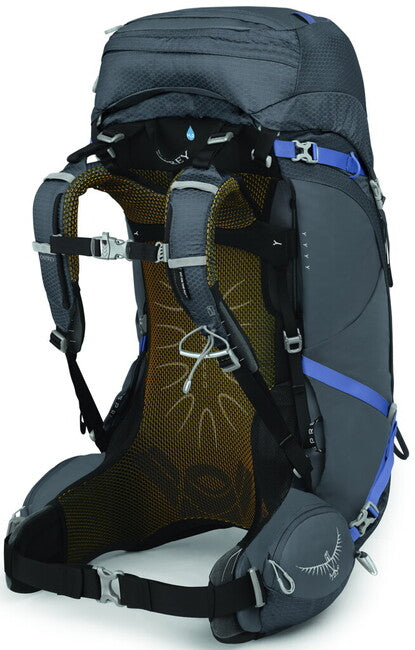 OSPREY AURA AG 50 туристическа раница, волфрамов сив