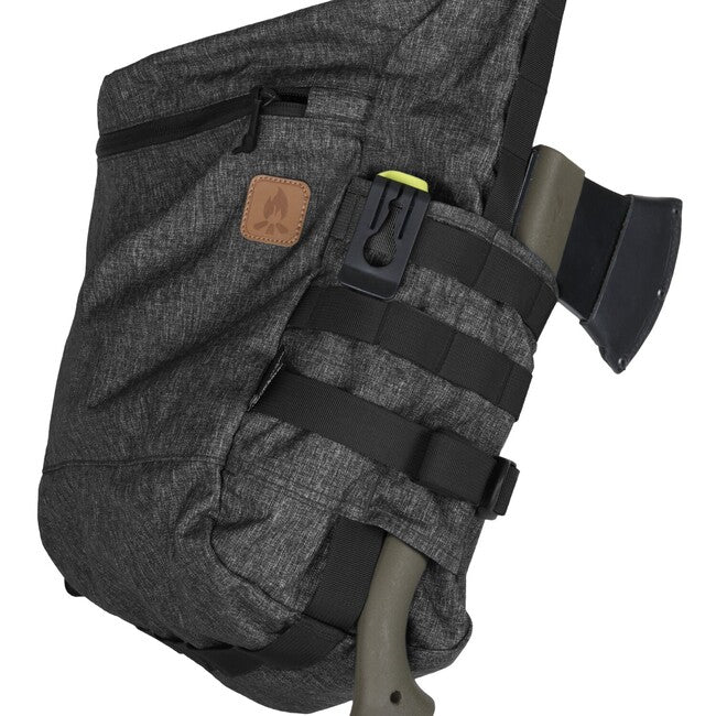 Helikon-Tex BUSHCRAFT SATCHEL чанта от найлон и полиестер смес, меланжирана черно-сива