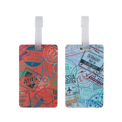 Travelon Passport stamps комплект етикети за багаж, 2 бр.