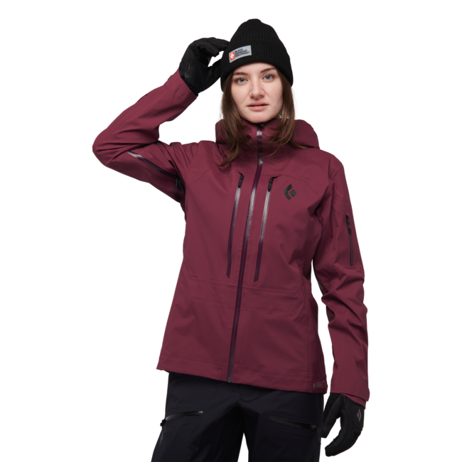 Black Diamond Recon Lt Stretch Shell ски яке дамски, черница