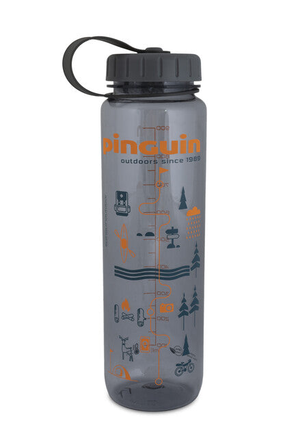 Pinguin Tritan Slim Bottle 1.0L 2020 бутилка, сива