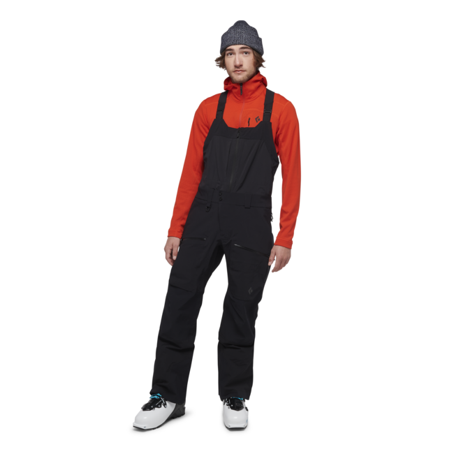 Black Diamond Recon Stretch Pro Bibs панталон мъжки с тракми, черен