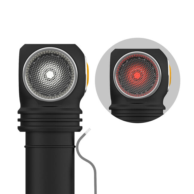 ArmyTek Wizard C2 WR фенер за глава LED с магнитен държач захранване от акумулатор 1100 lm 3 h 65 g, бяло & червено