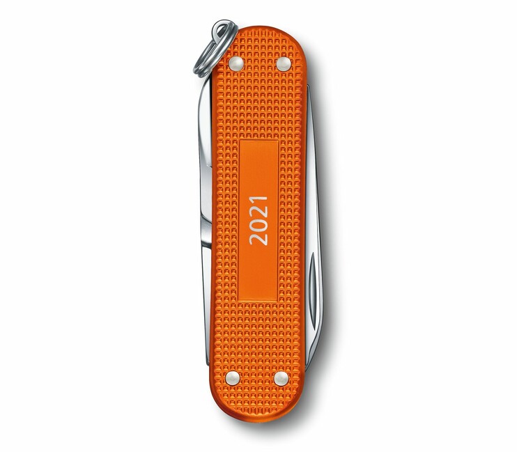 Victorinox Classic Alox LE 2021 многофункционален нож 58 mm, оранжев, 5 функции