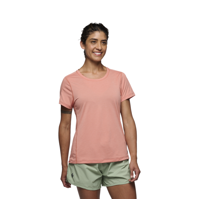 Black Diamond Lightwire Tech тениска дамски с кръткиме ръкави, himalayan salt