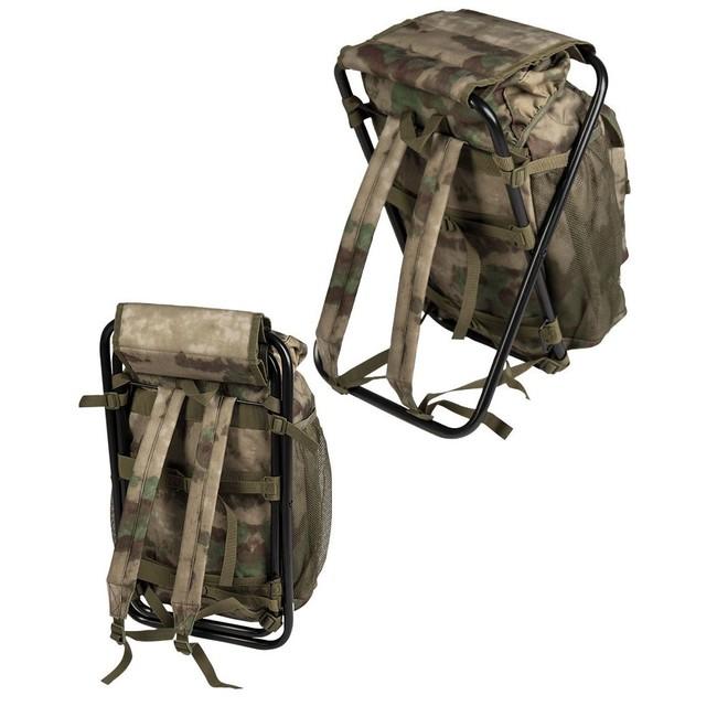 Mil-Tec Backpack with Stool, TACS FG 20L