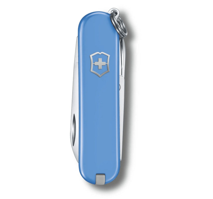 Victorinox Classic SD Summer Rain многофункционален нож, светлосин, 7 функции, блистер