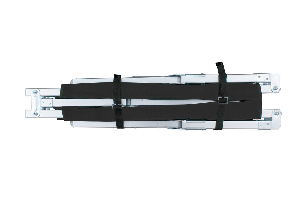 BasicNature Alu-Campbed туристическо легло, черно, 210 см
