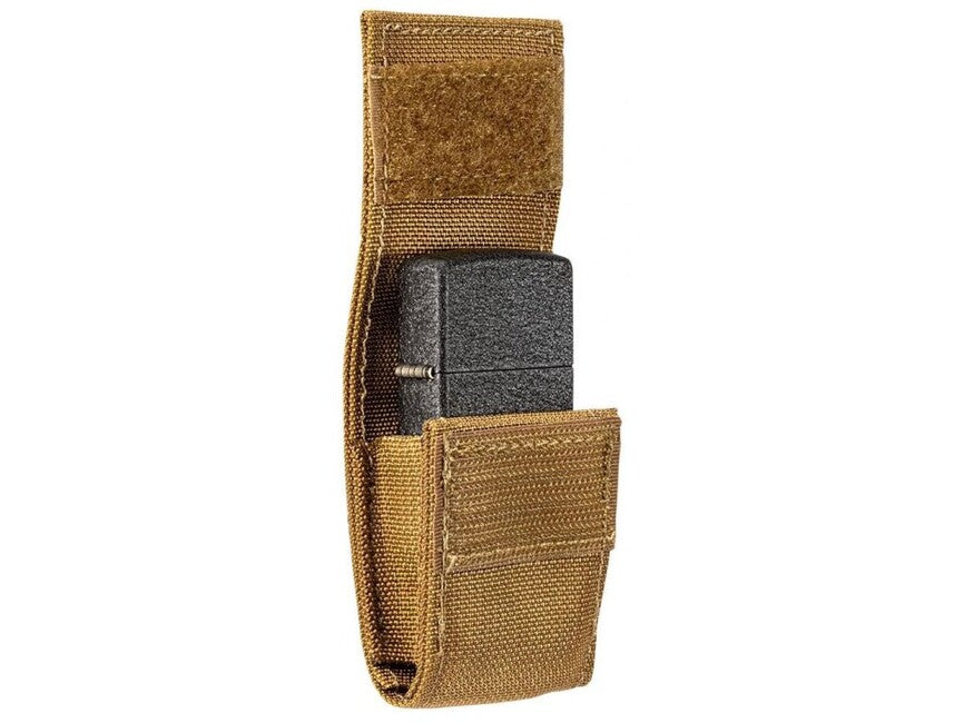 Zippo Black Crackle комплект тактически калъф + запалка, кафяво