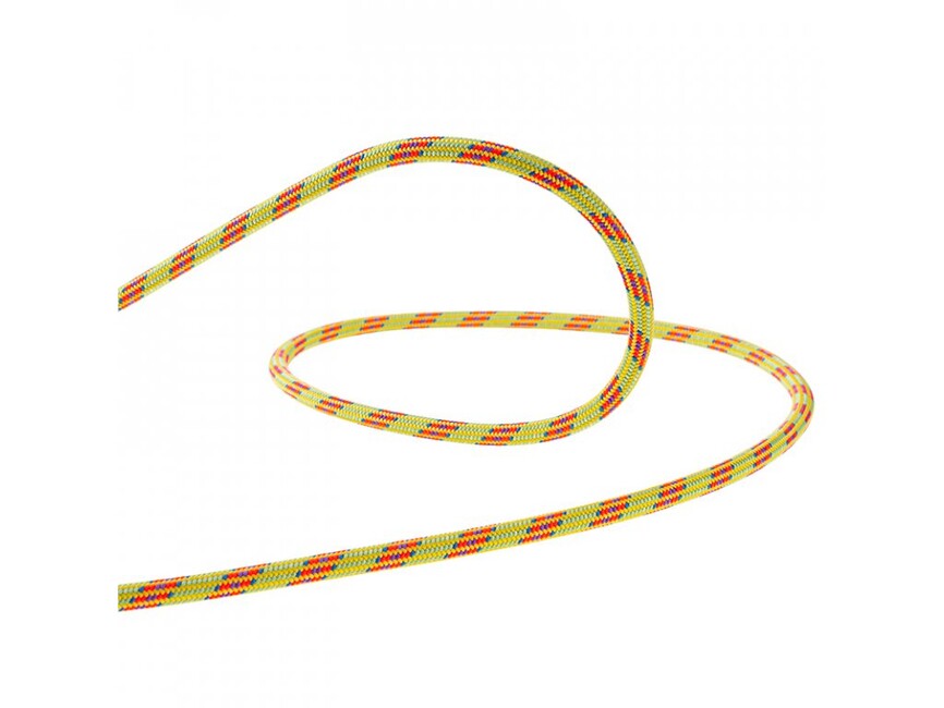 BEAL Ice Line Unicore половично алпийско въже 8,1 mm 2 × 50 m, анис / оранжево