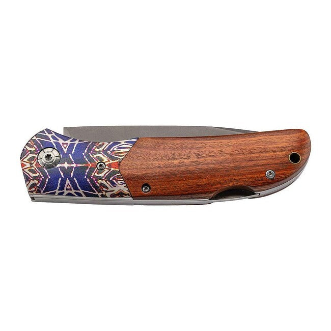 Herbertz джобен нож, Cocobolo, цветен печат, 9,5 см