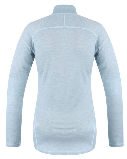 HUSKY Merino тениска DL Merow термоблузи с цип, избелял ментово, L