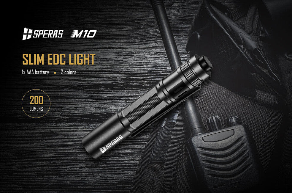Speras M10 Small фенер EDC 200LM