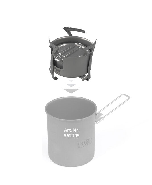 Origin Outdoors Stove Combo титанов комбиниран готвач