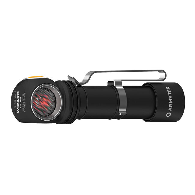 ArmyTek Wizard C2 WR фенер за глава LED с магнитен държач захранване от акумулатор 1100 lm 3 h 65 g, бяло & червено