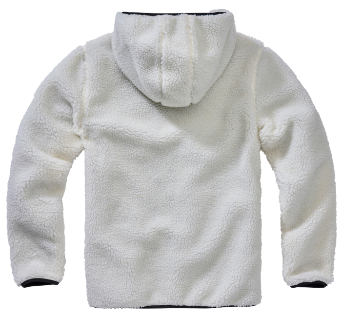 Brandit Teddyfleece Worker флисов суитшърт, бяло