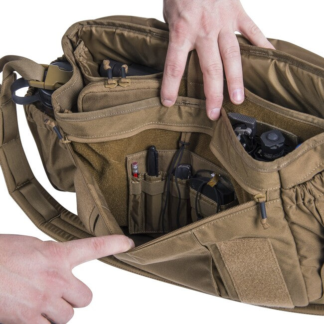 Helikon-Tex URBAN чанта през рамо Cordura, сенчесто сиво / черно, Large