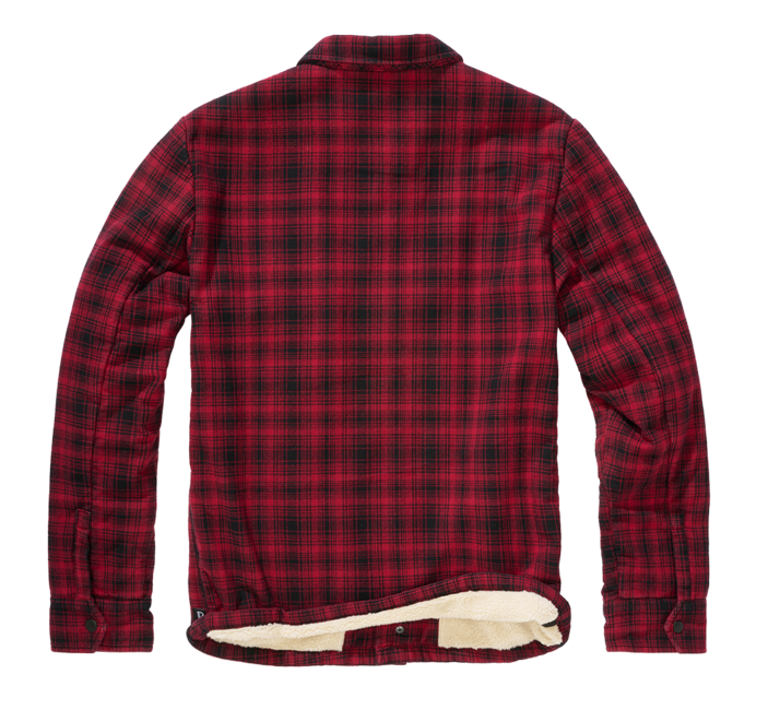 Brandit Classic Sherpa яке, черно-червено