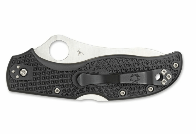 Spyderco Stretch 2 Lightweight джобен нож FRN, черен, 8,7 см