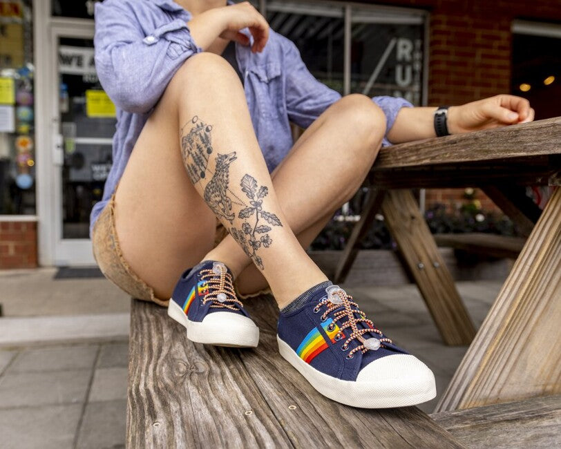 Lock Laces ненаврзащи връзки за обувки, rainbow