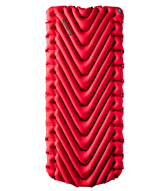 Klymit Static V Luxe изолирана килимка, червена