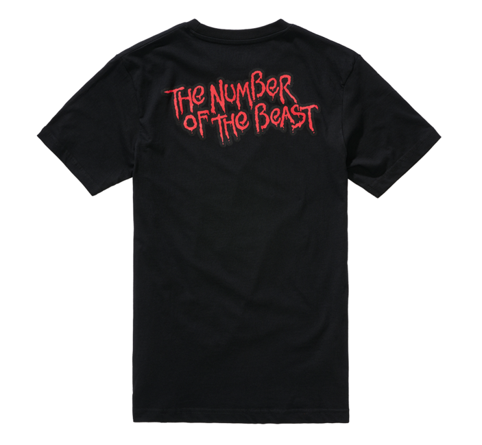 Brandit Iron Maiden тениска Number of Beast II, черна