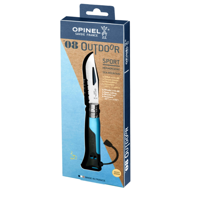 Opinel N°08 джобен нож Outdoor, синя