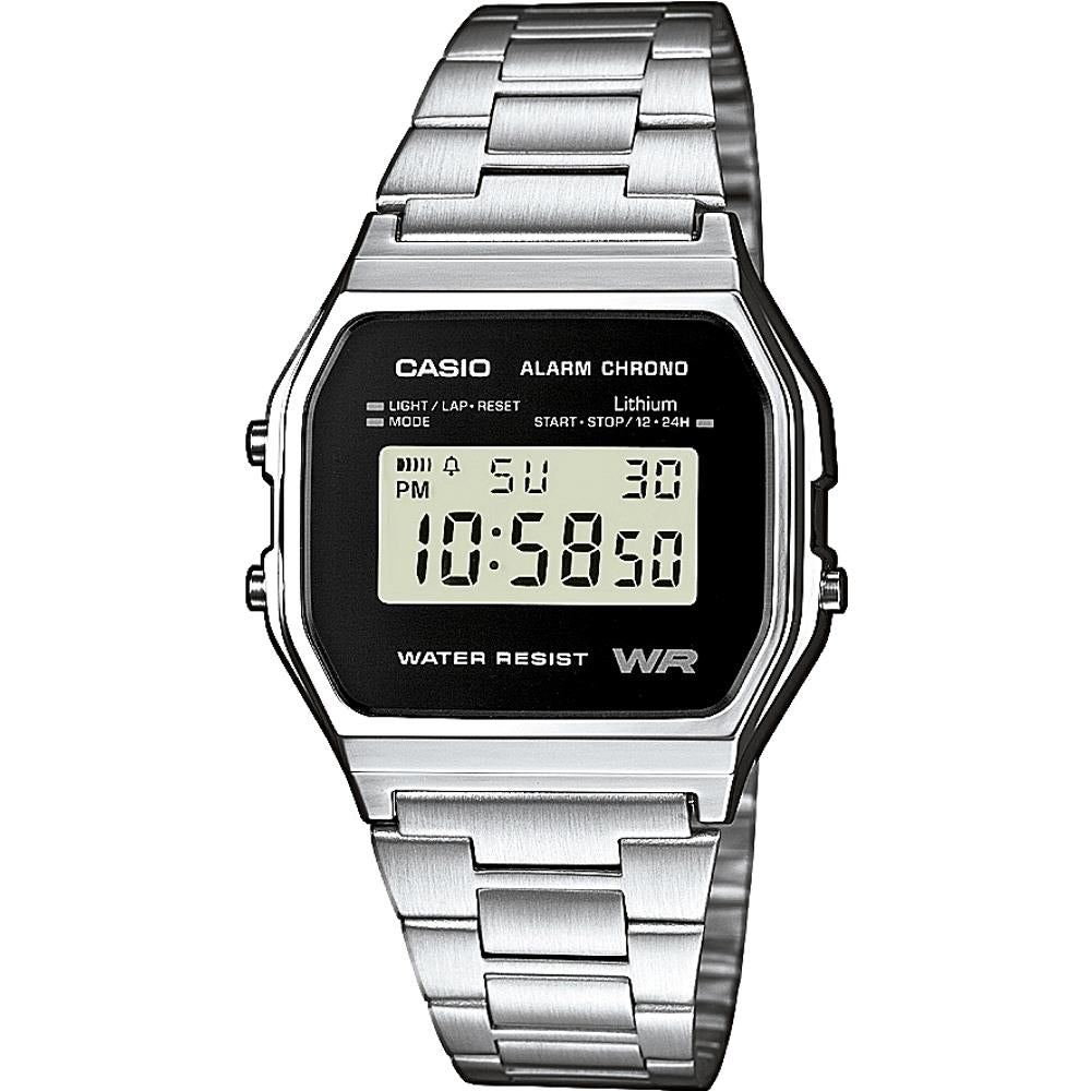 Casio A158WEA-1EF часовник, сребърен