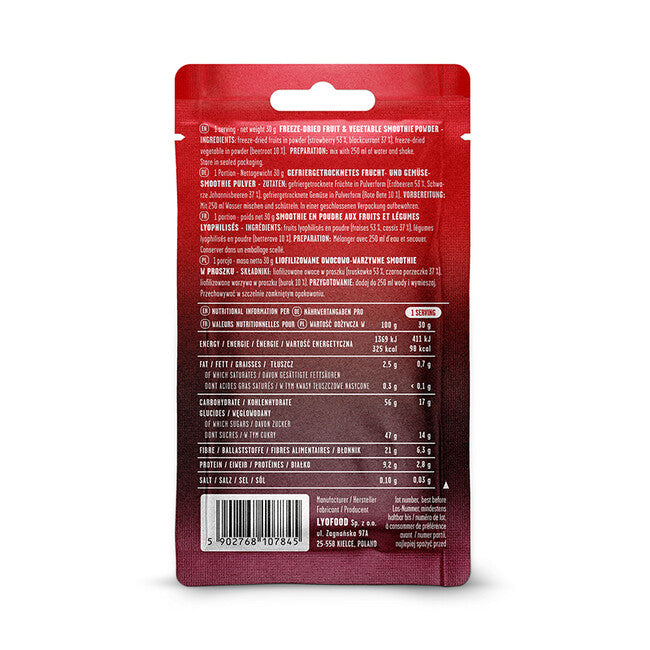 LYOfood Рубинова смес smoothie 370g