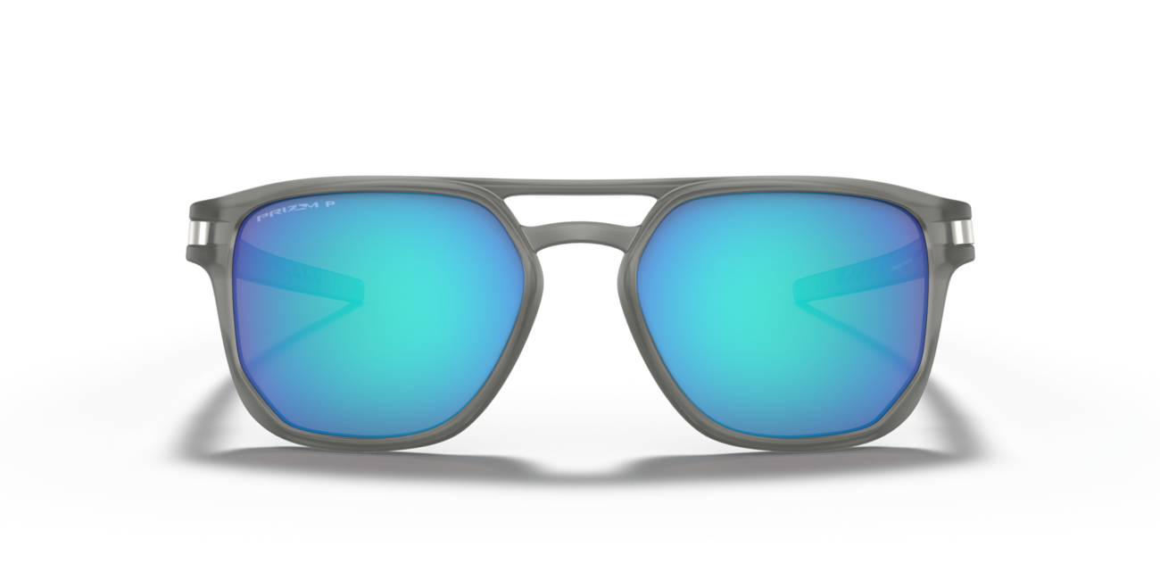 Oakley LATCH BETA слънчеви очила с рамка Matte Grey Ink и със стъкла Prizm Sapphir Irid Polar, 54