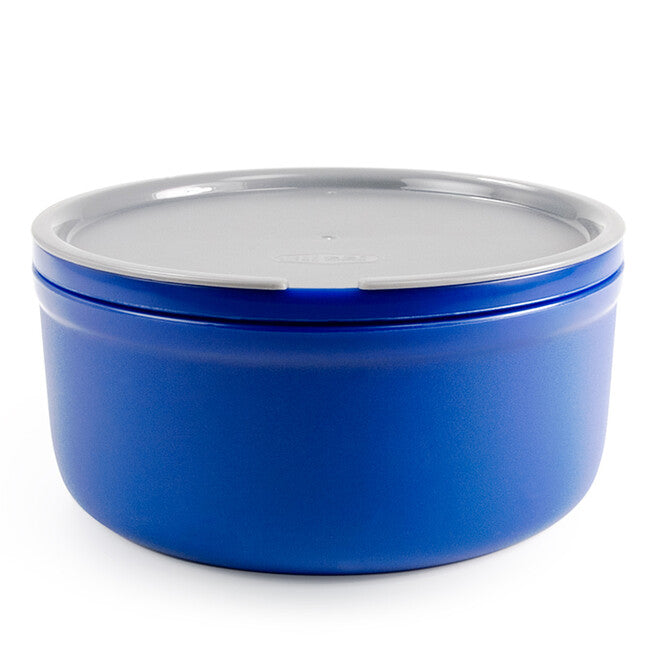GSI Outdoors 591 ml комплект купа и канче изолирани с неопрен, синьо