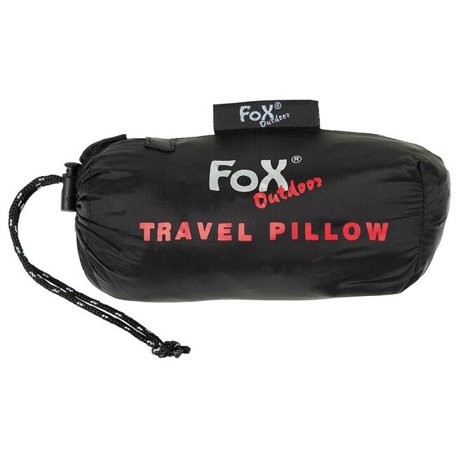 Fox Outdoor надуваема пътна възглавничка, черна