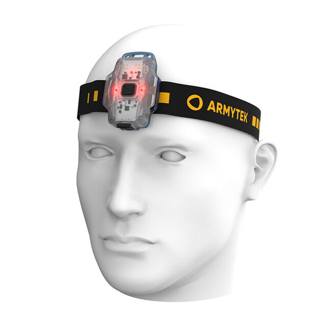ArmyTek Crystal синьо преносимо светодиодно фенер F07001B, синьо, прозрачно