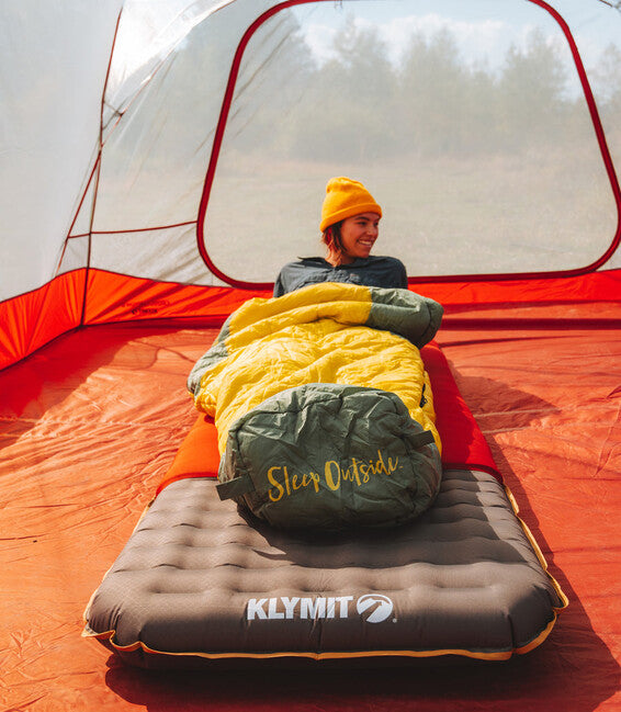 Klymit Klymaloft XL изолирана килимче, червена