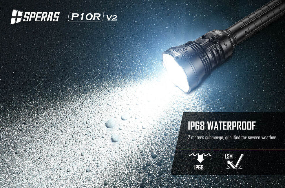 Speras P10R V2 преносима LED фенер за зареждане 10000LM