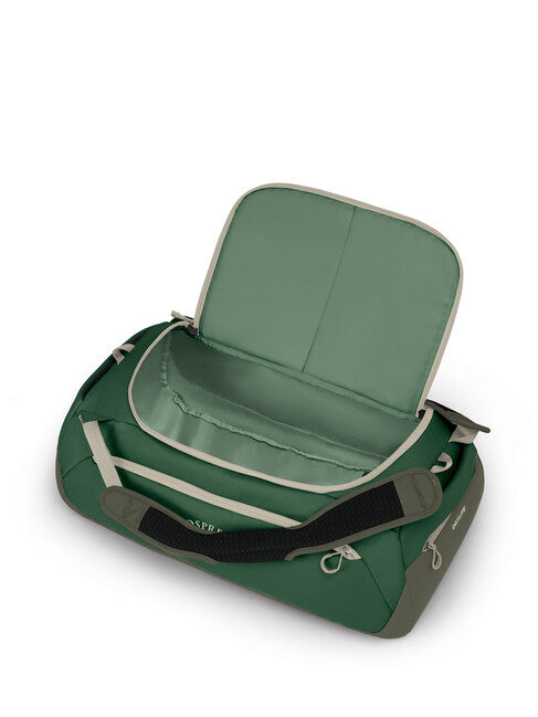 OSPREY DAYLITE DUFFEL 45 туристическа чанта, зелен горски навес/зелен поточен