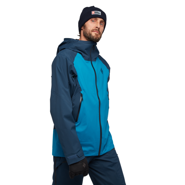 Black Diamond Recon Lt Stretch Shell ски яке мъжко, зимородков-индиго