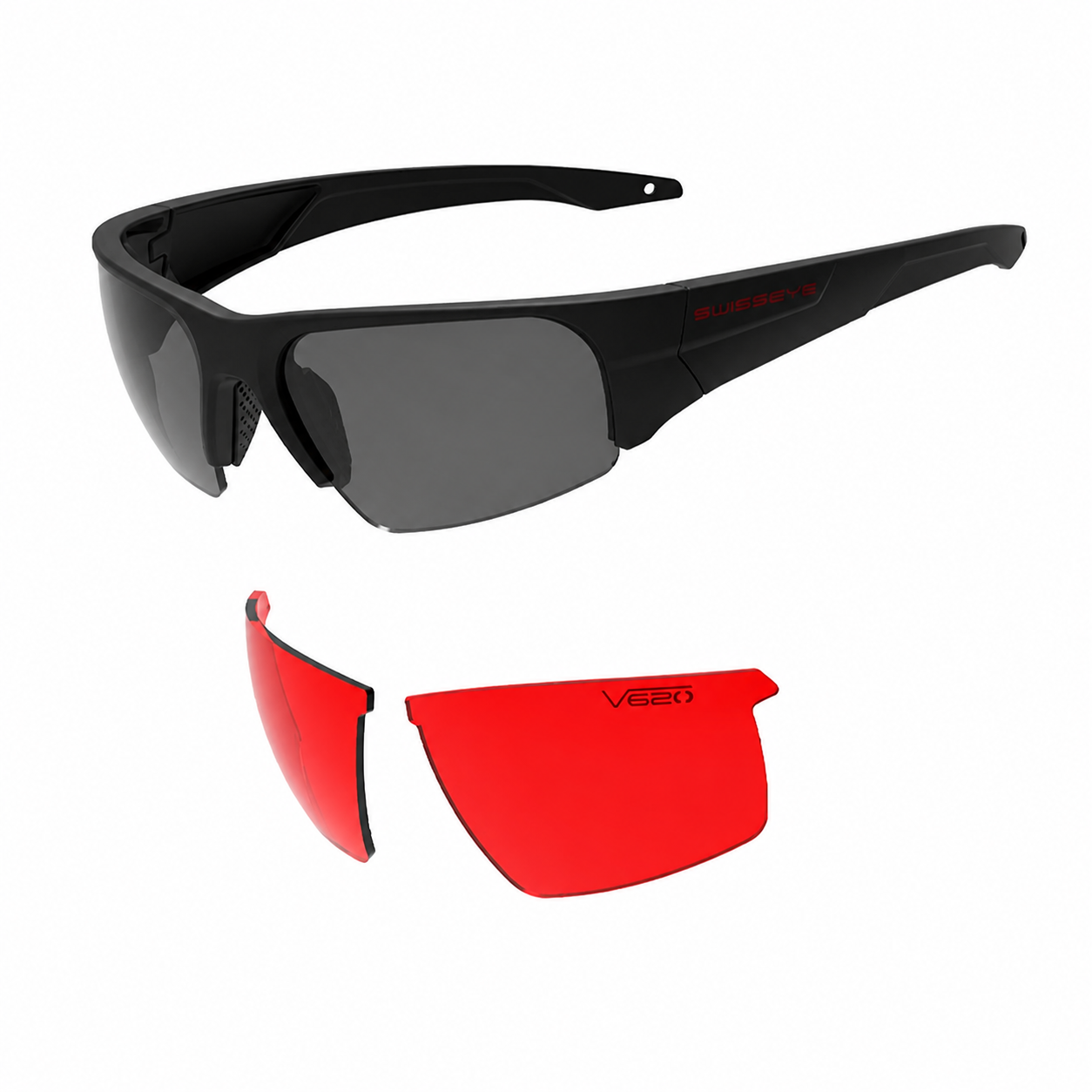 SWISS Eye® VIPER V620 taktické okuliare, čierne