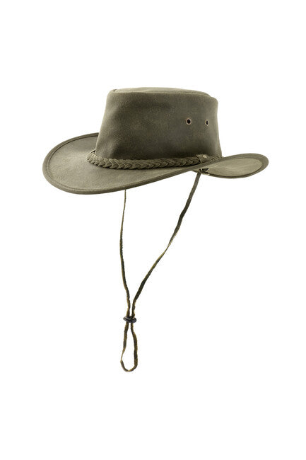 Origin Outdoors Pincher кожена шапка, маслинена