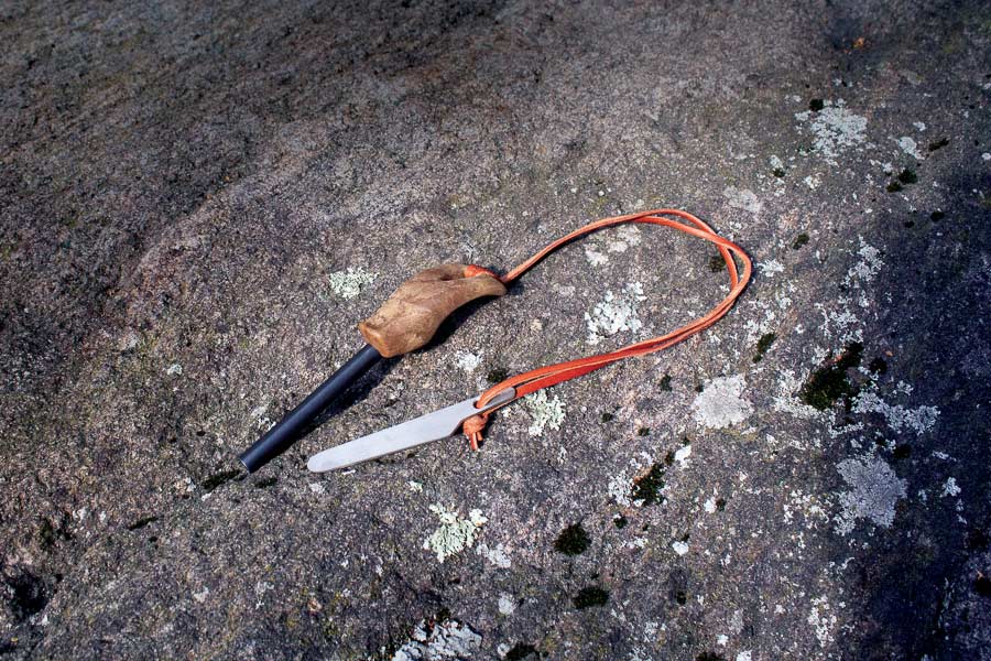 KUPILKA Firesteel огниво, кафяво