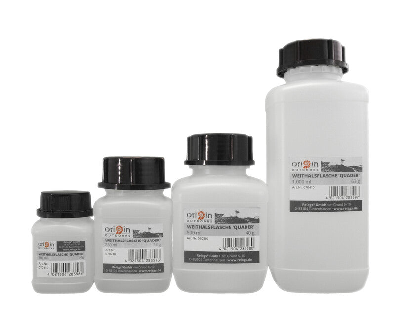 Origin Outdoors Cuboid бутилка с широко гърло, 250 ml, диаметър на гърлото 50 mm