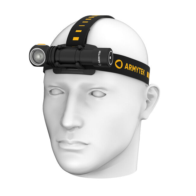 ArmyTek Wizard C2 Magnet фенер за глава LED с магнитен държач захранване от акумулатор 1200 lm 4800 h 64 g, бяло